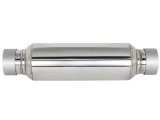 aFe Mach Force XP 2.5 Inch Resonator 49M10003 Exhaust Resonator, XP, 304 Stainless Steel, 2.50 in. Diameter, 16.00 in. Overall Length, Each thumbnail 4