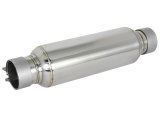 aFe Mach Force XP 2.5 Inch Resonator 49M10003 Exhaust Resonator, XP, 304 Stainless Steel, 2.50 in. Diameter, 16.00 in. Overall Length, Each thumbnail 5
