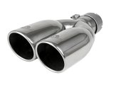 aFe Mach Force XP Round, Polished 2.50 Inch Exhaust Tip 49T25374-P12 Tips, XP, Dual Tip, Clamp-on, Stainless Steel, Polished, in. Inlet, 3.50 in. Outlet, 12.00 in. Length, Each thumbnail 4