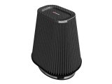 aFe Magnum FLOW Pro 5R Air Filters 27-90204K Filter Element, Flow 5R, Black, Carbon Fiber Cap, Cotton Gauze, Oiled, Each thumbnail 3