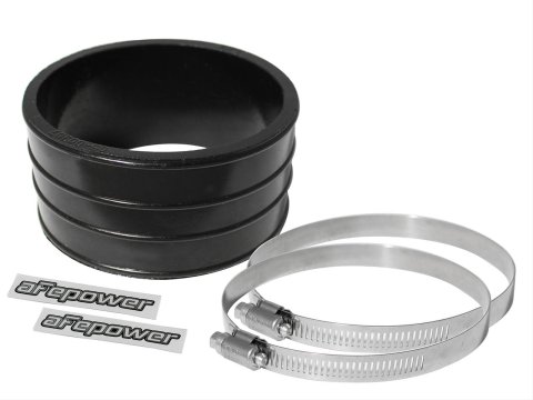 aFe Tubing Couplers 59-00026 Couplers, Straight, Polyurethane, Black, 3.50 in. Inlet/Outlet Diameter, 2.00 in. Length, Each