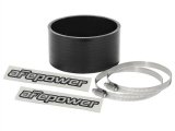 aFe Tubing Couplers 59-00087 Couplers, Straight, Silicone, Black, 3.50 in. Inlet/Outlet Diameter, 2.00 in. Length, Each thumbnail 1