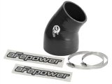 aFe Tubing Couplers 59-00117 Couplers, 35 degree Elbow, Silicone, Black, 3.00 in. Inlet/2.25 in. Outlet Diameter, Each thumbnail 1