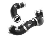 aFe BladeRunner Intercooler Pipes 46-20694-B Pipe, BladeRunner, Hot Side/Cold Side, Turbo to Engine, 2.50/2.75 in. Diameter, Aluminum, Black Powdercoated, Kia, Kit thumbnail 5