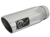 aFe Mach Force XP Round, Polished 4 Inch Exhaust Tip 49T40502-P12 Tip, XP, Clamp-on, Stainless, Polished, 4.00 in. Inlet Diameter, 5.00 in. Outlet, 12.00 in. Length, Each thumbnail 3