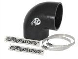 aFe Tubing Couplers 59-00070 Couplers, 90 degree Elbow, Silicone, Black, 3.00 in. Inlet/Outlet Diameter, 3.00 in. Length, Each thumbnail 1