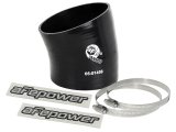 aFe Tubing Couplers 59-00090 Couplers, 15 degree Elbow, Silicone, Black, 3.50 in. Inlet/3.25 in. Outlet Diameter, Each thumbnail 2