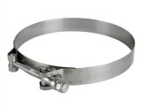 aFe Stainless Steel Hose Clamps 59-01033 Clamps, T-bolt Style, Steel, Natural, 5.313 in. to 5.625 in. O.D., Each thumbnail 1
