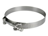 aFe Stainless Steel Hose Clamps 59-01033 Clamps, T-bolt Style, Steel, Natural, 5.313 in. to 5.625 in. O.D., Each thumbnail 2