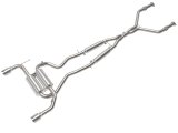 aFe Takeda Exhaust Systems for 2014-2015 Q50 - 49-36136-P Systems, Takeda, Cat-back, Dual In/Dual Out, Stainless Steel, Natural, Split Rear Exit, Polished Tips, Infiniti, 3.7L, Kit thumbnail 6