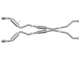 aFe Takeda Exhaust Systems for 2009-2020 370Z - 49-36139-P System, Takeda, 2.5 in., 304 Stainless Steel, Cat-Back, Split Rear, Round Polished Slant Cut Tips, Nissan, Kit thumbnail 4