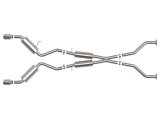 aFe Takeda Exhaust Systems for 2009-2020 370Z - 49-36139-P System, Takeda, 2.5 in., 304 Stainless Steel, Cat-Back, Split Rear, Round Polished Slant Cut Tips, Nissan, Kit thumbnail 8
