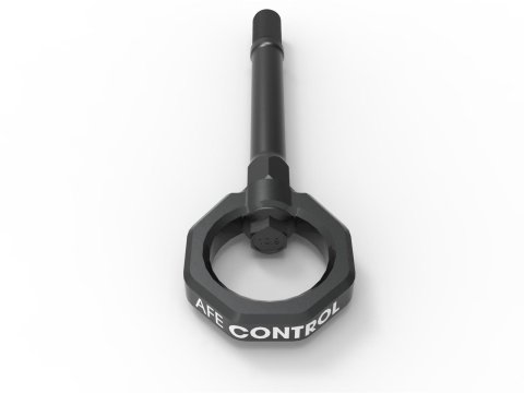 aFe Control Tow Hooks for 2020-2025 CORVETTE - 450-401014-G Hook, Front, Gray Powdercoated, Chevy, Corvette, Each thumbnail 5