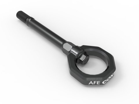 aFe Control Tow Hooks for 2020-2025 CORVETTE - 450-401014-G Hook, Front, Gray Powdercoated, Chevy, Corvette, Each thumbnail 7