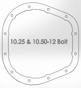 aFe Street Series 12 Bolt Ford 10.25/10.5 Inch Differential Cover 46-70020 Cover, Aluminum, Natural, Ribbed, Ford, 10.25 in./10.50 in. Ring Gear, 12-Bolt Cover, Each thumbnail 6