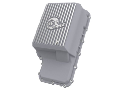 aFe Automatic Transmission Pans 46-71220A Pan, Deep, 4.0 qt. Capacity Increase, Aluminum, Natural, Ford, 10R140, Each