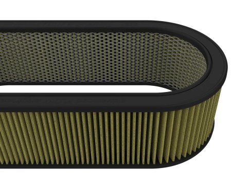 AFE Power Air Filter Elements 18-82009G Magnum FLOW Round Racing w/ Pro GUARD 7 Media 18-1/8 IN L x 7-1/4 IN W x 5-1/8 IN H w/ Expanded Metal