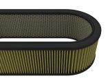 AFE Power Air Filter Elements 18-82009G Magnum FLOW Round Racing w/ Pro GUARD 7 Media 18-1/8 IN L x 7-1/4 IN W x 5-1/8 IN H w/ Expanded Metal thumbnail 5