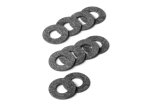 Holley Carburetor Needle and Seat Gaskets 1008-777 Gaskets, Seat, Top Gasket, Fiber Material, 10-piece, Set thumbnail 3