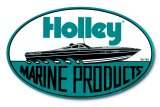 Holley Decals 36-166 Decal, Vinyl, Adhesive Back, Red, White, Black, Since 1903 Logo, Each thumbnail 1