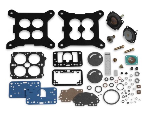 Holley Remanufactured Carburetor Renew Kits 3-1346 Rebuild Kits, Carburetor, Gaskets, O-rings, Pump Diaphragm, Needle, Seats, Power Valves Hardware, for Model 4180, Remanufactured, Kit