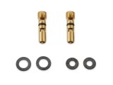 Holley Needle and Seat Assemblies 6-518-2 Carburetor Seats, Viton® Inlet Needle, Adjustable, Center Hung Float Style, 0.120 in. Seat, Gasket Included, Pair thumbnail 3