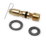 Holley Needle and Seat Assemblies 6-508 Carburetor Seats, Viton® Inlet Needle, Adjustable, Steel, 0.097 in. Seat, Side Hung Float Style, Gaskets, for R224 Carb Only, Each thumbnail 3
