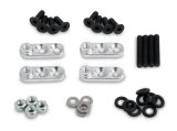 Holley LS Hi-Ram Fuel Rail Adapter Kits 300-230 Components, Hi-Ram, Adapters, CNC Machined, Aluminum, Mounting Hardware, O-rings, Kit thumbnail 1