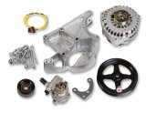 Holley LS Engine Swap Accessory Drive Systems 20-143 Pulley Sets, Serpentine, System, Without A/C, Chevy, V8, Kit thumbnail 7