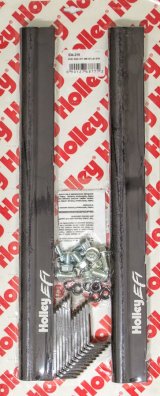 Holley EFI Fuel Rails 534-219 Rails, EFI, LS Rails, Aluminum, Black Finish, -8 AN O-ring Inlet, Brackets, Hardware, for 300-137 Intake, Chevy, 4.8-7.0L, Kit thumbnail 2