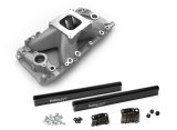 Holley EFI Intake Manifolds 300-561 Manifolds, Fuel Injected, EFI, Throttle Body Injection Style, Aluminum, Natural, Square Bore 4150 Style Mounting Flange, Chevy, Big Block, Each thumbnail 1