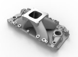 Holley EFI Intake Manifolds 300-561 Manifolds, Fuel Injected, EFI, Throttle Body Injection Style, Aluminum, Natural, Square Bore 4150 Style Mounting Flange, Chevy, Big Block, Each thumbnail 3