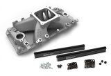 Holley EFI Intake Manifolds 300-564 Manifolds, Fuel Injected, EFI, Throttle Body Injection Style, Aluminum, 4500 Style Mounting Flange, Rectangular Port, Chevy, Big Block, Each thumbnail 4