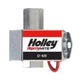 Holley Mighty Mite Electric Fuel Pumps 12-429 Pumps, Mite, Electric, 15 psi, 50 gph Free Flow Rate, 1/8 in. NPT Female Threads Inlet/Outlet, Each thumbnail 3