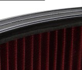 Holley 4500 Drop Base Air Cleaner Assemblies 120-4530 Cleaners, 16 in. Round, 7.50 in. Horn, Dropped Base, Steel, Chrome, Cotton Gauze Filter, Red, 3 in. Tall, fits Model 4500, Each thumbnail 1