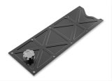 Holley LS Valley Covers 241-369 Lifter Plates, Valley, Billet Aluminum, Trussed with Oil Fill, Black Anodized, 10-Bolt Pattern, Chevy, LS, 5.7L, Each thumbnail 4