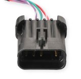 Holley EFI Dual-Sync Distributors 565-202BK Distributors, EFI, Dual-Sync, Hall Effect, Computer-controlled Advance, Male/HEI, Black Cap, Steel Gear, Black Housing, Ford, 3.6-5.0L, Each thumbnail 4