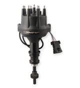 Holley EFI Dual-Sync Distributors 565-202BK Distributors, EFI, Dual-Sync, Hall Effect, Computer-controlled Advance, Male/HEI, Black Cap, Steel Gear, Black Housing, Ford, 3.6-5.0L, Each thumbnail 6