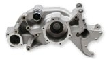 Holley Mechanical Water Pumps 97-222 Pumps, Mechanical, LS Cooling Manifold, Counterclockwise, Aluminum, Satin Finish, Mid-Mount Race Drive, with A/C Delete, GM, 4.8-7.0L, Each thumbnail 1