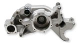 Holley Mechanical Water Pumps 97-222 Pumps, Mechanical, LS Cooling Manifold, Counterclockwise, Aluminum, Satin Finish, Mid-Mount Race Drive, with A/C Delete, GM, 4.8-7.0L, Each thumbnail 2