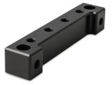 Holley EFI Sensor Blocks 534-35 Fuel Injection System Components, EFI, 1/8 in.-NPT, Block, Four Independent Ports, Aluminum, Black Anodized, Each thumbnail 1