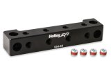Holley EFI Sensor Blocks 534-35 Fuel Injection System Components, EFI, 1/8 in.-NPT, Block, Four Independent Ports, Aluminum, Black Anodized, Each thumbnail 7