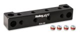 Holley EFI Sensor Blocks 534-35 Fuel Injection System Components, EFI, 1/8 in.-NPT, Block, Four Independent Ports, Aluminum, Black Anodized, Each thumbnail 8