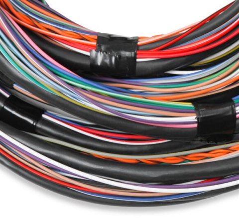 Holley EFI Unterminated Main Harnesses 558-126 Wiring Harnesses, EFI, Harness, Unterminated, Flying Lead, 15 ft. Long, J1A/J1B Connectors, Plug Seals Included, Universal, Each thumbnail 2
