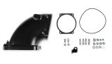 Holley Throttle Body Intake Elbows 300-253BK Elbow, 105mm Bore Size, 4500 to LS1, Aluminum, Black Finish, 6.30 in. Height, Each thumbnail 6