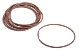 Holley Intake Manifold Gaskets 508-28 Gaskets, Replacement, Port Flange, O-ring, Size 2-234, Model 300-255, 300-256, 300-290, 300-291, 8-piece, Set thumbnail 2