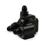 Holley Billet EFI Return-Style Fuel Pressure Regulators 12-893 Regulators, Aluminum, Black Anodized, Inline, Return, 59.5 psi, -6 AN Male Threads, Each thumbnail 1
