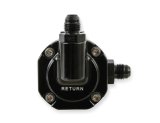 Holley Billet EFI Return-Style Fuel Pressure Regulators 12-893 Regulators, Aluminum, Black Anodized, Inline, Return, 59.5 psi, -6 AN Male Threads, Each thumbnail 7
