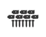 Holley EFI 6.86 in. Dash Bezels 553-406 Panels, EFI, Bezel, 5/32 Thick, ABS Material, Black Matte Finish, Ford, Mustang, Each thumbnail 1