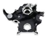 Holley Timing Covers 97-375 Covers, Replacement, Cast Aluminum, Black Finish, for Mid-Mount Accessory Drive 20-291BK, 20-293BK, Gen III, Hemi, VVT, 5.7L, 6.4L, Each thumbnail 2